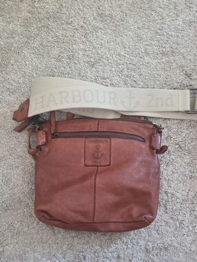 Harbour 2nd Isalie Auburn Leather Crossbody Bag